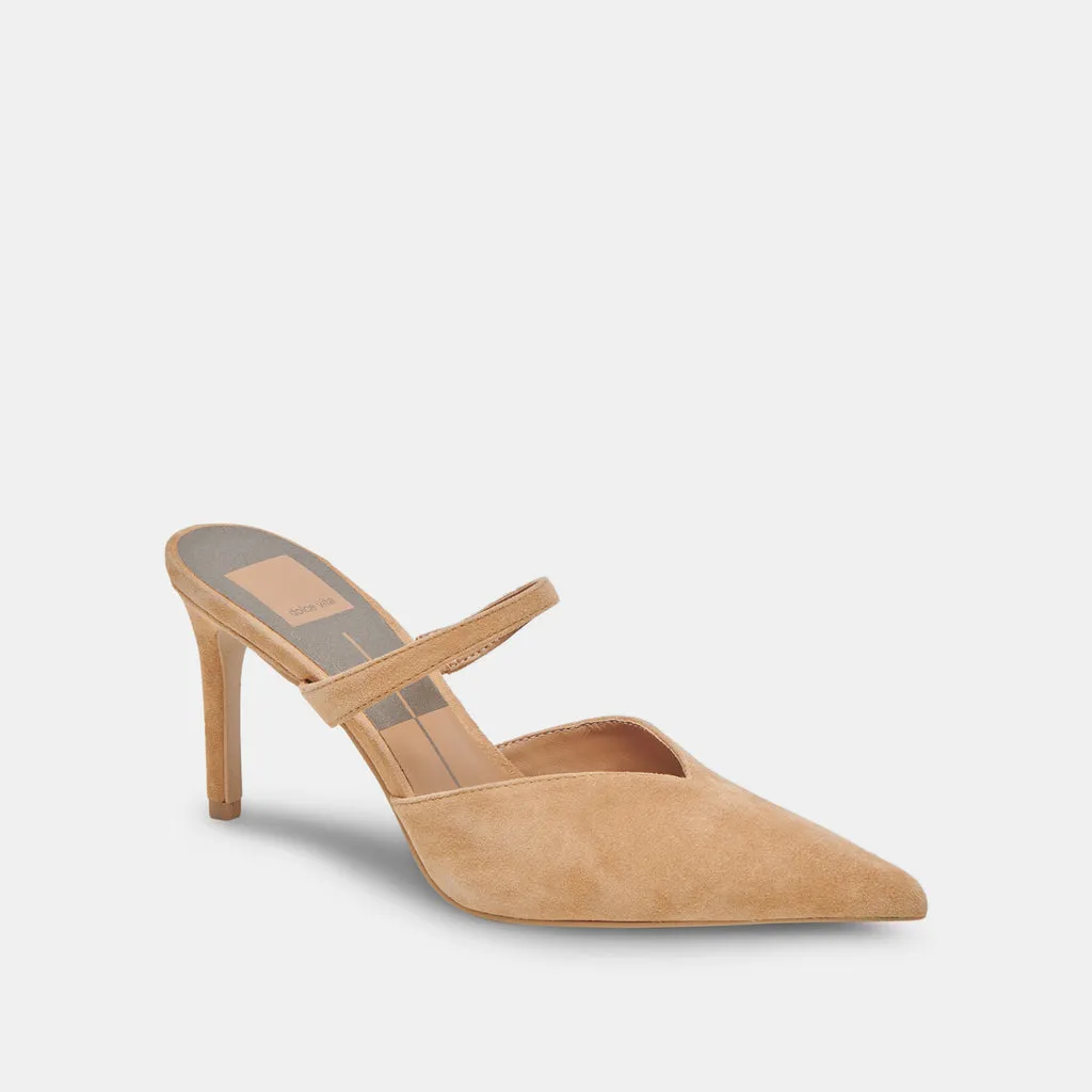 KANIKA HEELS TAN SUEDE– Dolce Vita 6940761587778