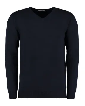 KK352 Kustom Kit Men's Arundel Long Sleeve V-Neck Sweater