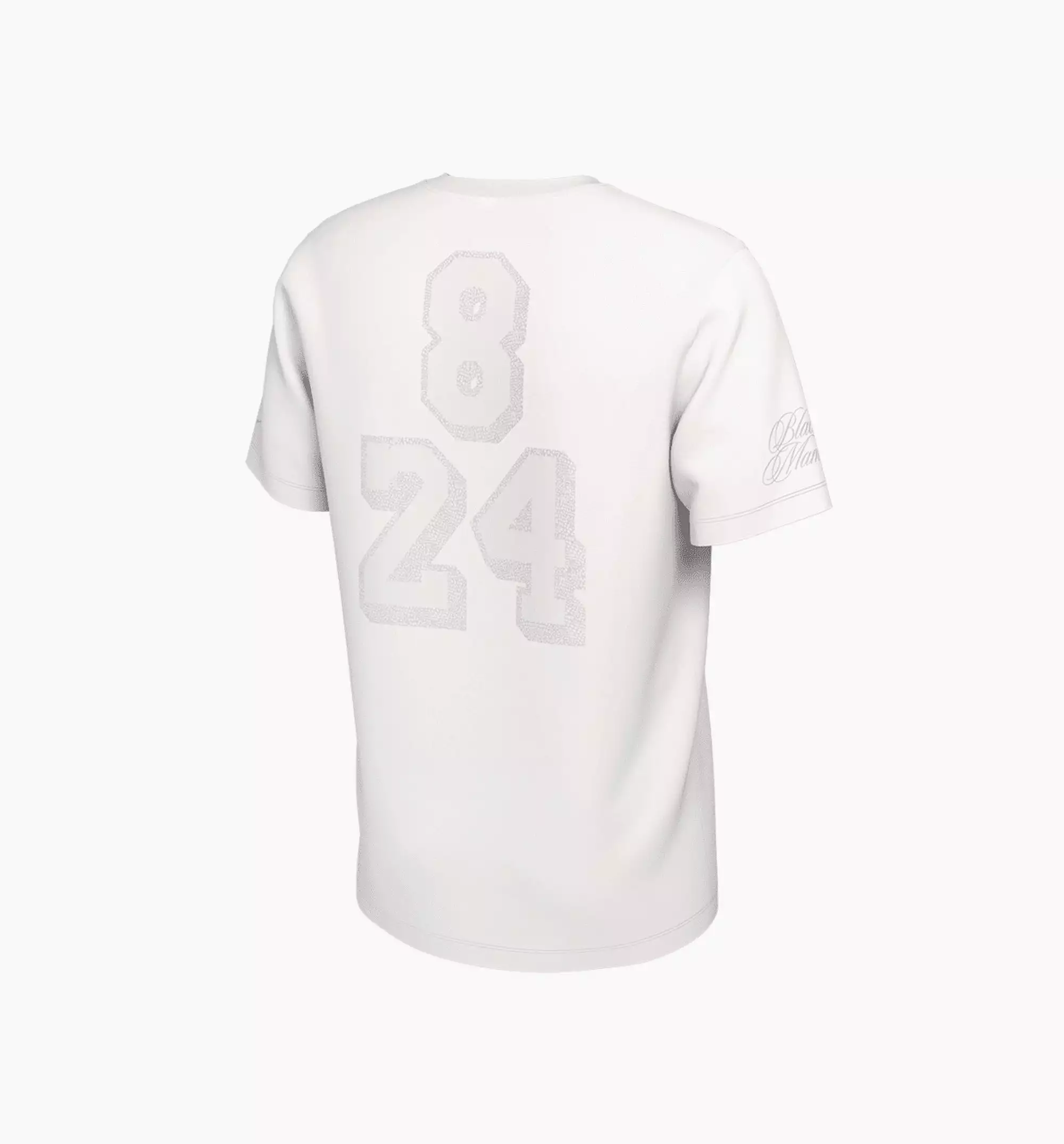 Kobe Mamba Halo Mens Short Sleeve Shirt - White