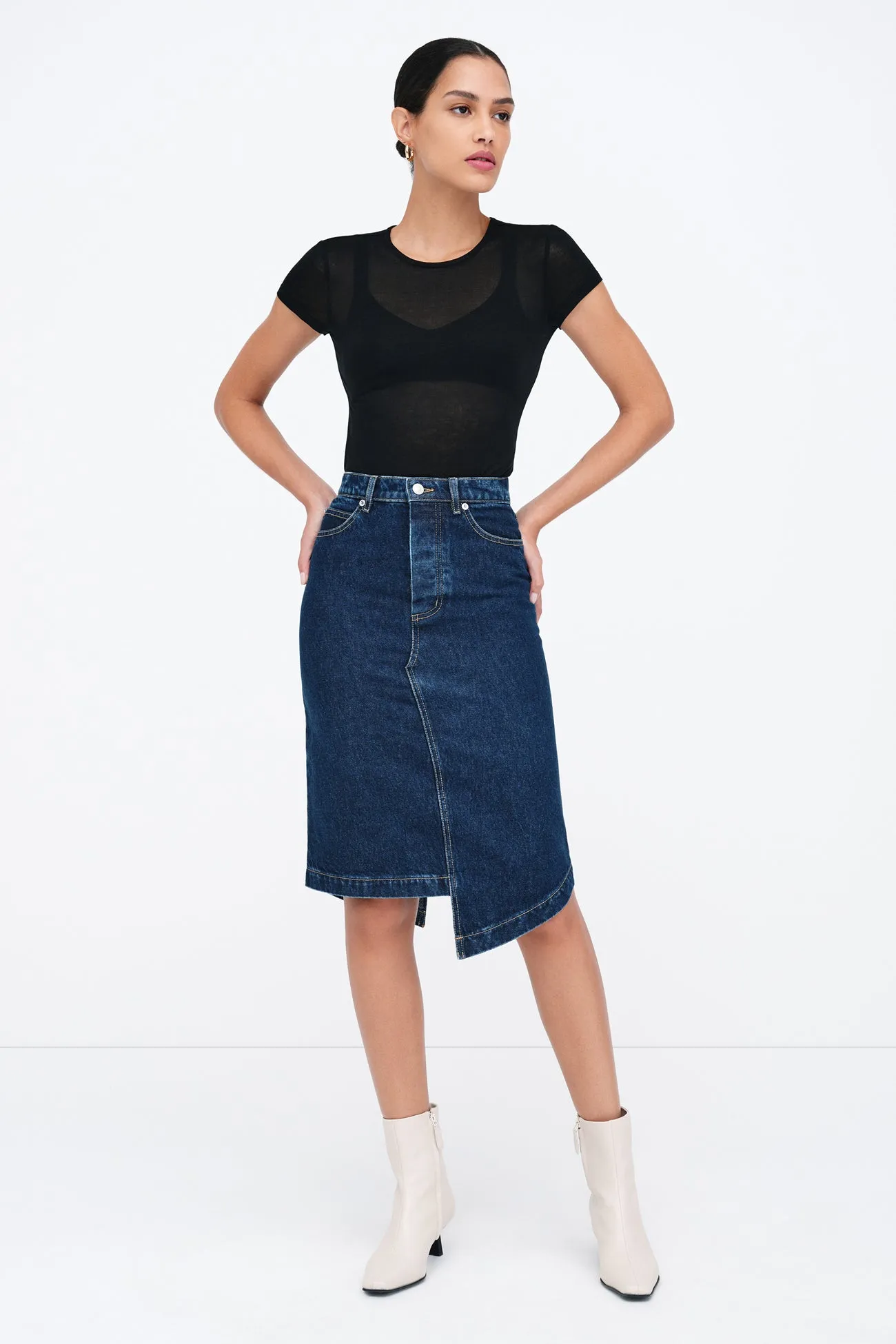 LES Denim Skirt