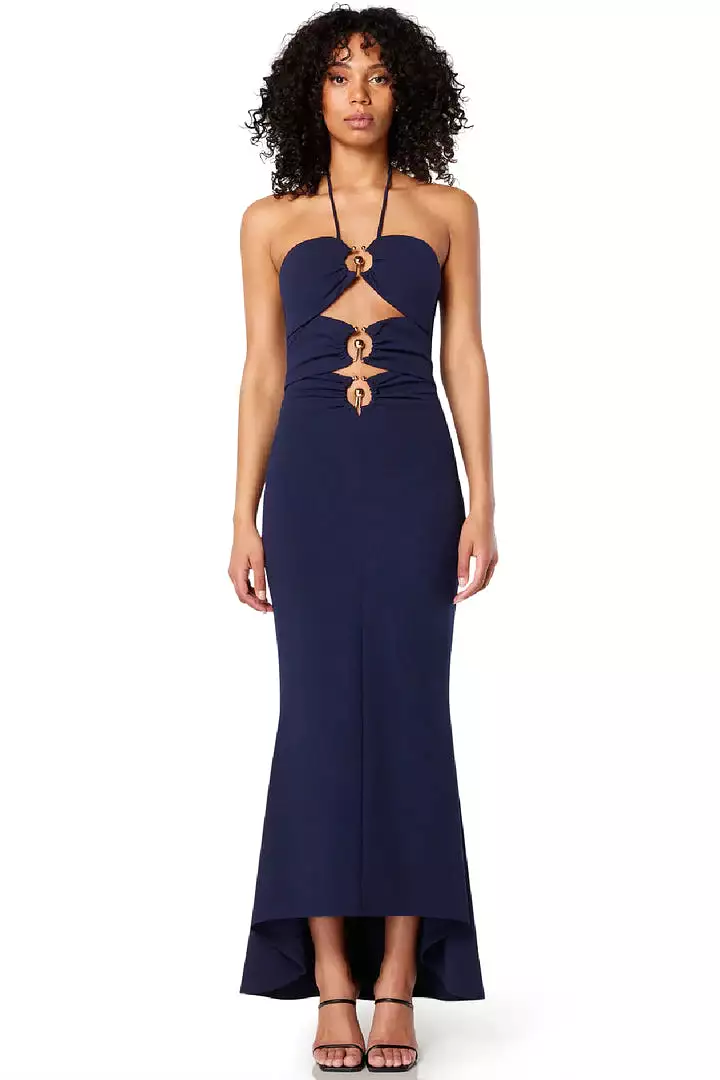 Lillie Cutout Halter Dress