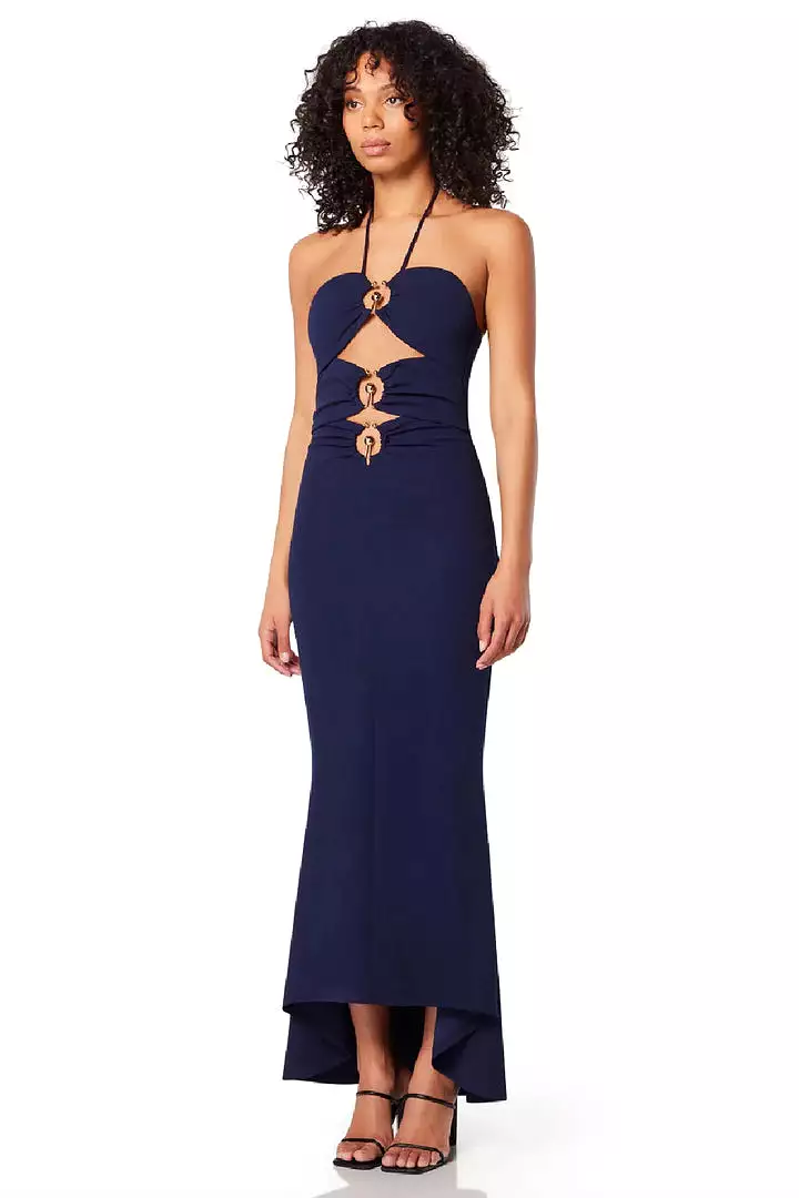 Lillie Cutout Halter Dress