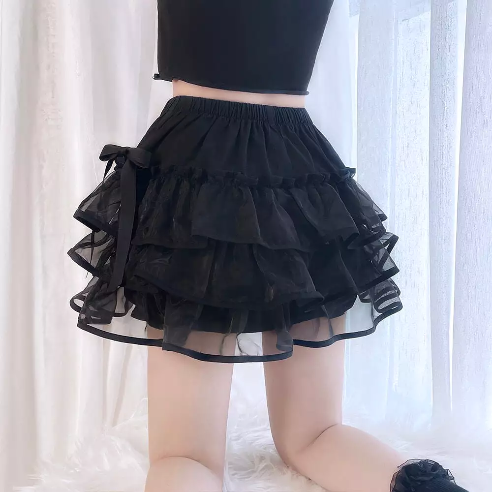 Lolita cake base multi-layer puffy skirt bloomers BY406