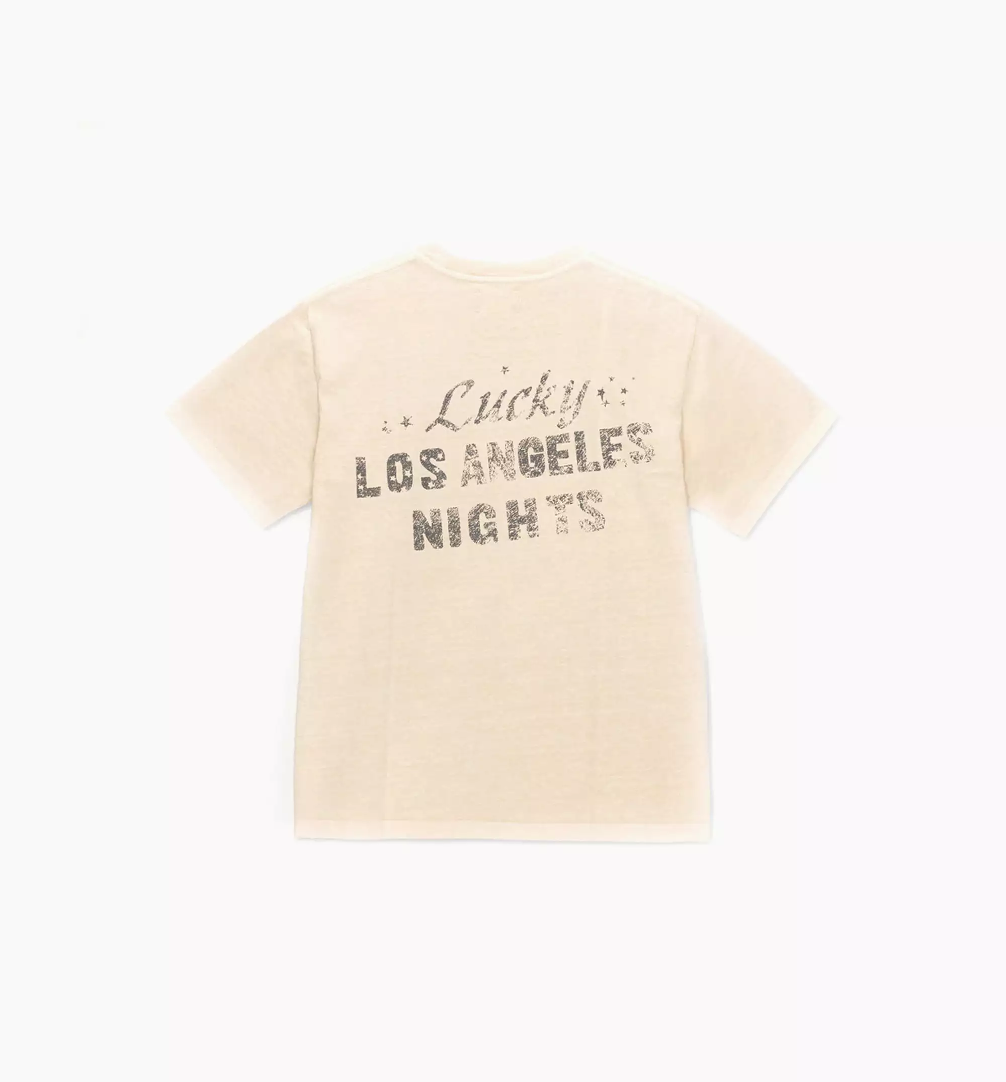 Lucky Hand Tee Mens T-Shirt - Cream