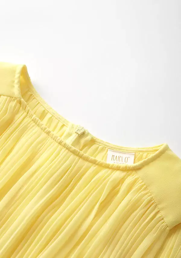 Marlo Kids Willow Dress - Lemon