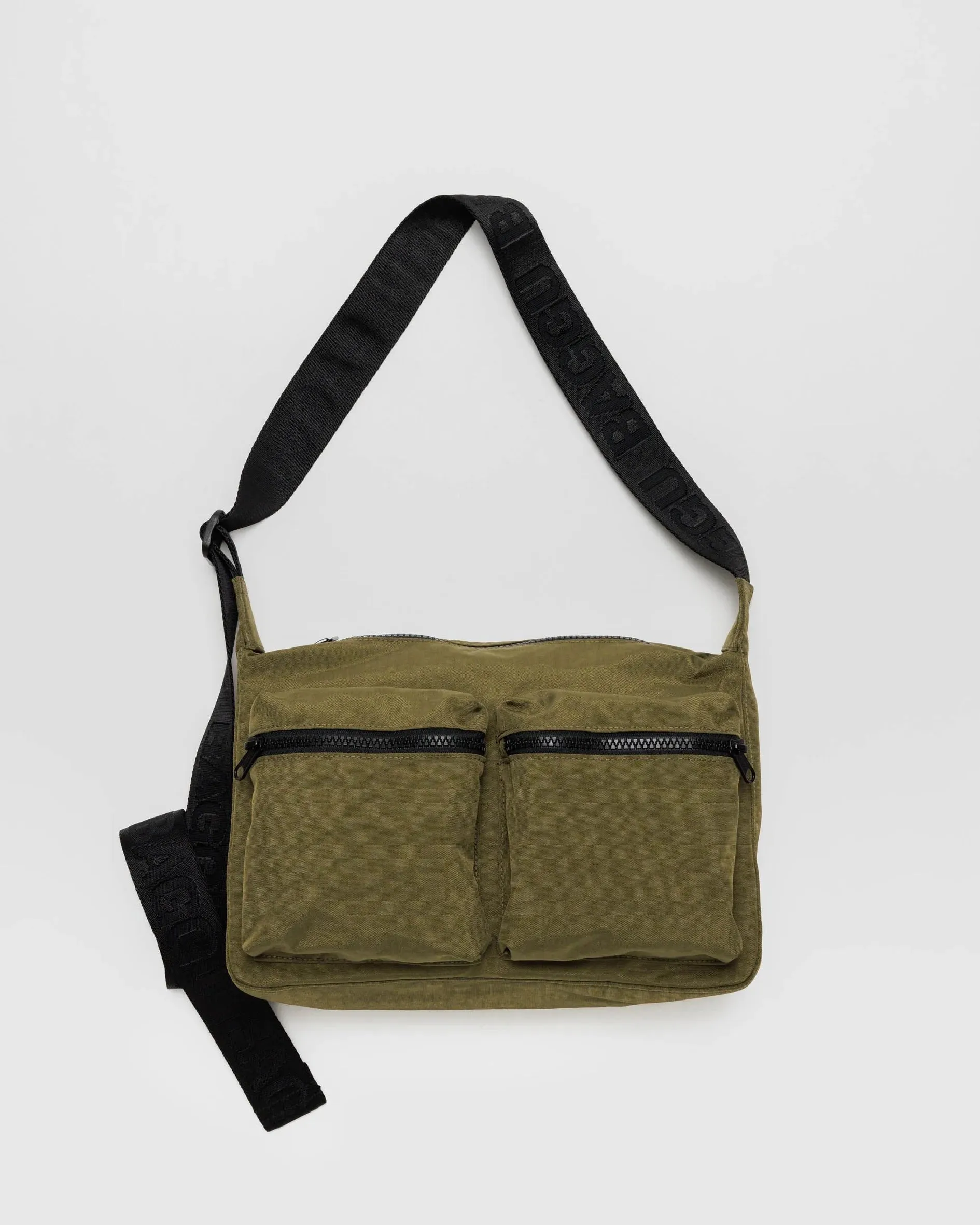 Medium Cargo Crossbody in Seaweed