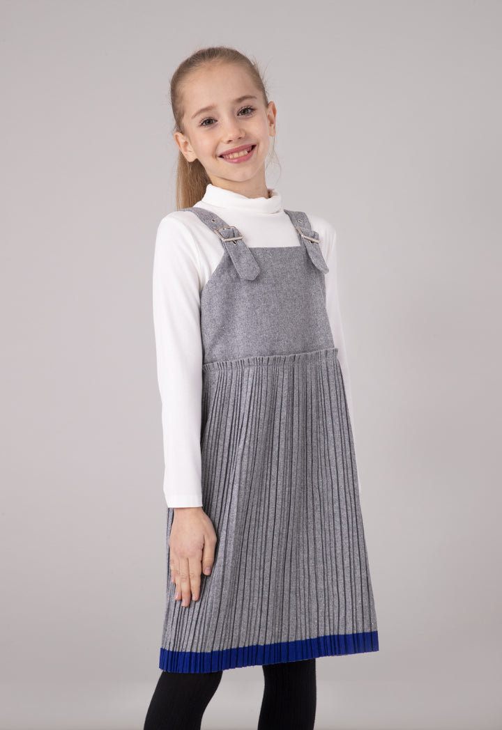 Mini Me Electric Pleated Jumper Dress