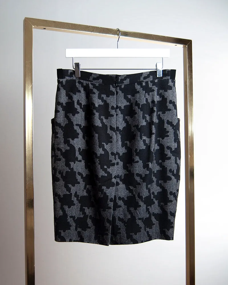 Moschino houndstooth skirt