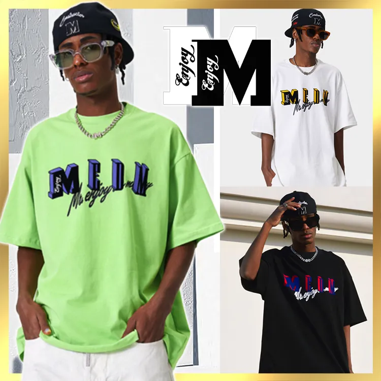 MR. ENJOY DA MONEY  |Crew Neck Unisex Sweat Street Style Cotton Short Sleeves