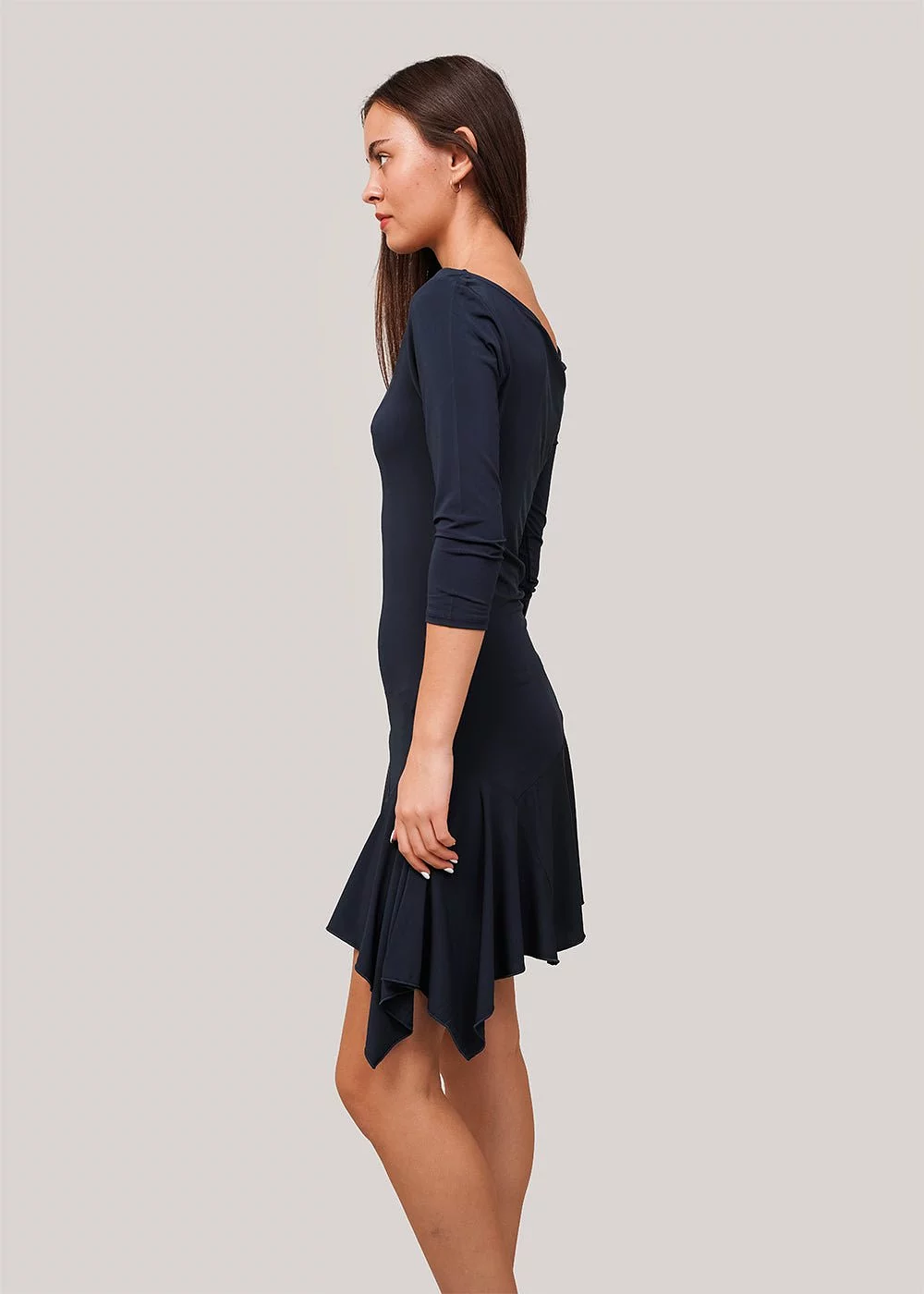 Navy Benito Dress