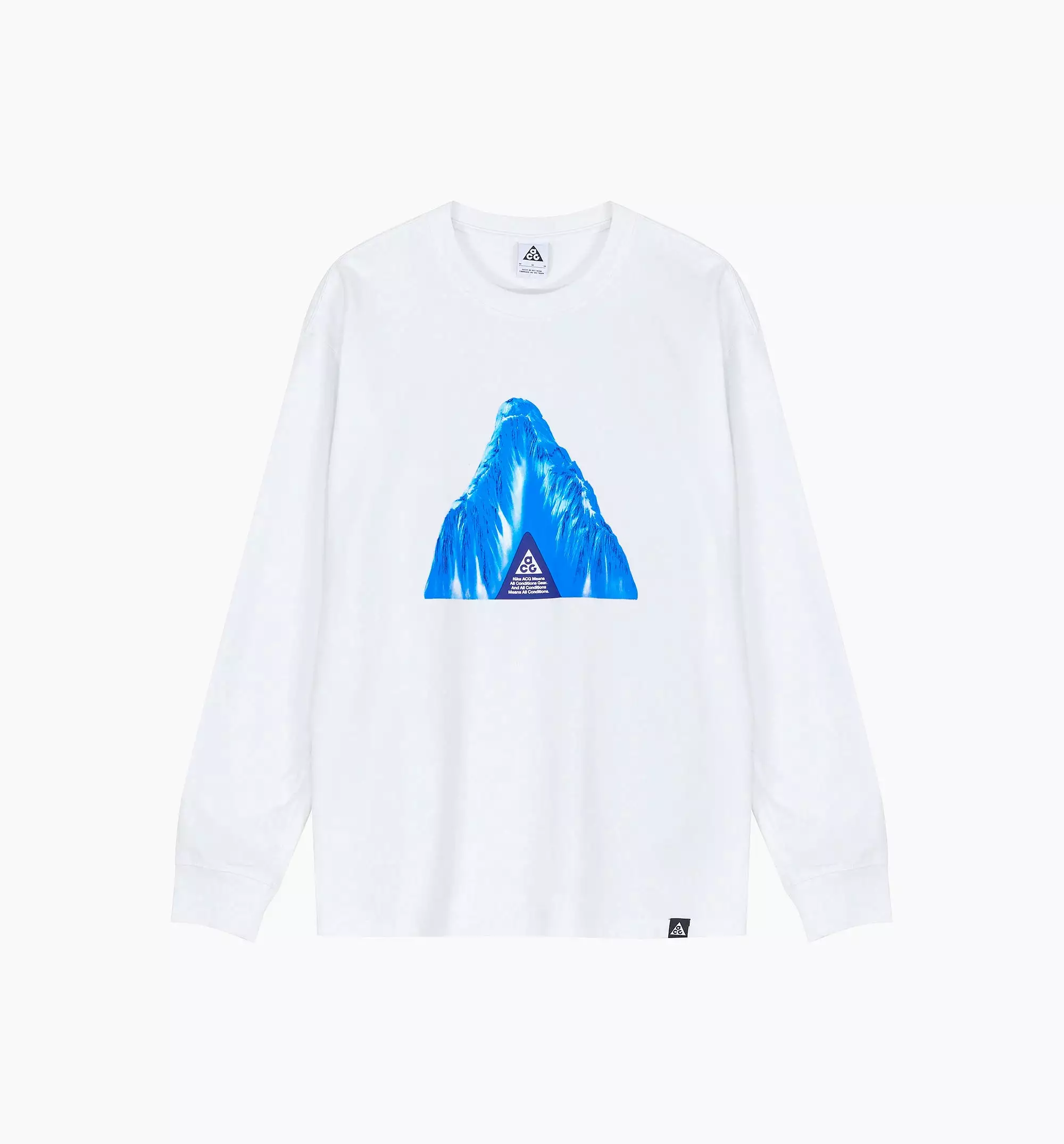 NRG ACG Ica Cave Long Sleeve Tee Mens T-shirt - White