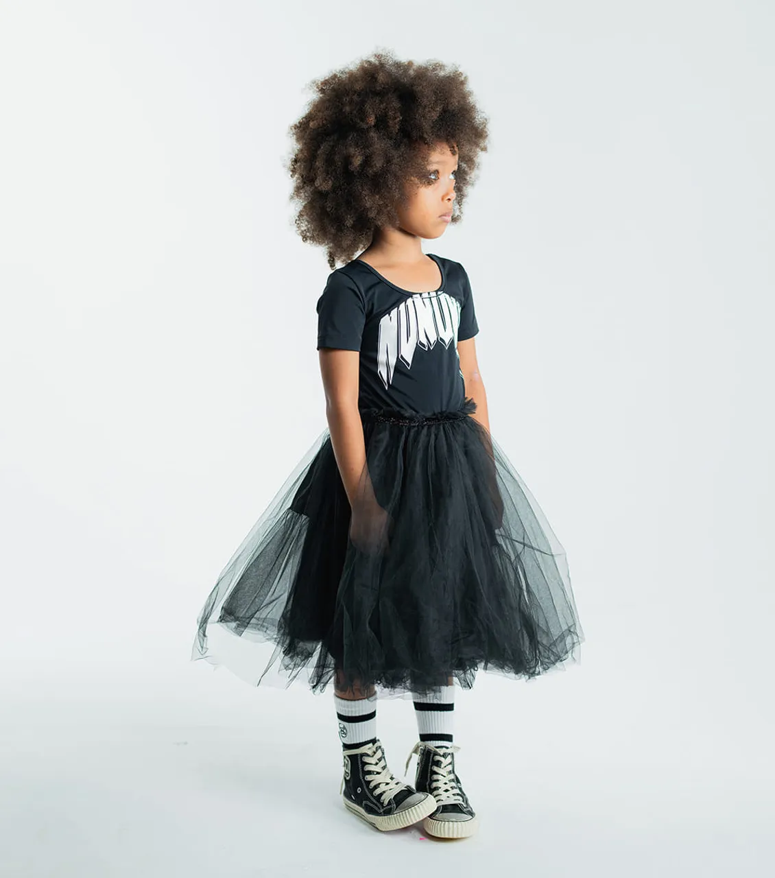 NUNUNU Rock-Nu-Roll Party Dress Black