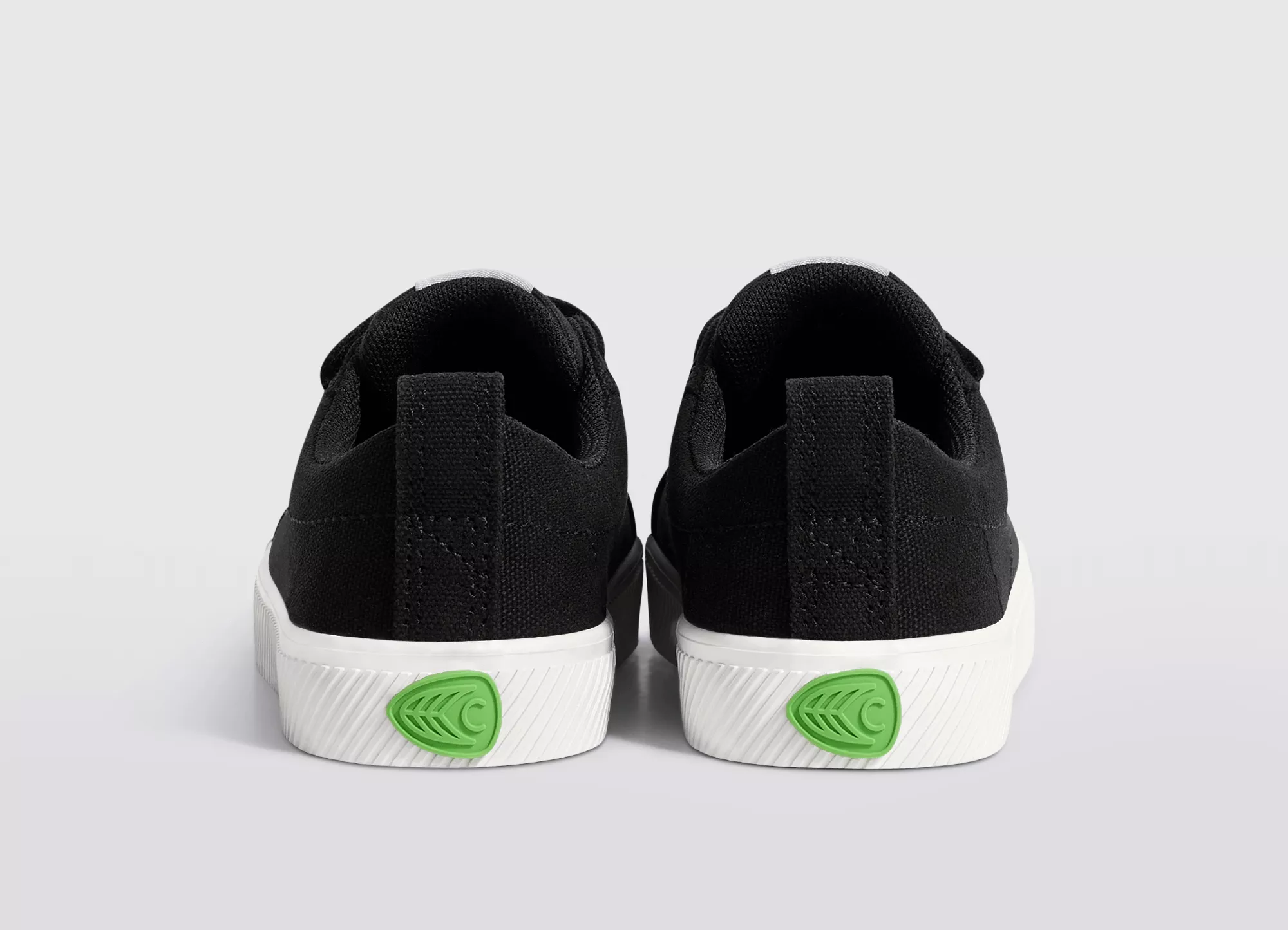 OCA Low Black Canvas Sneaker Kids