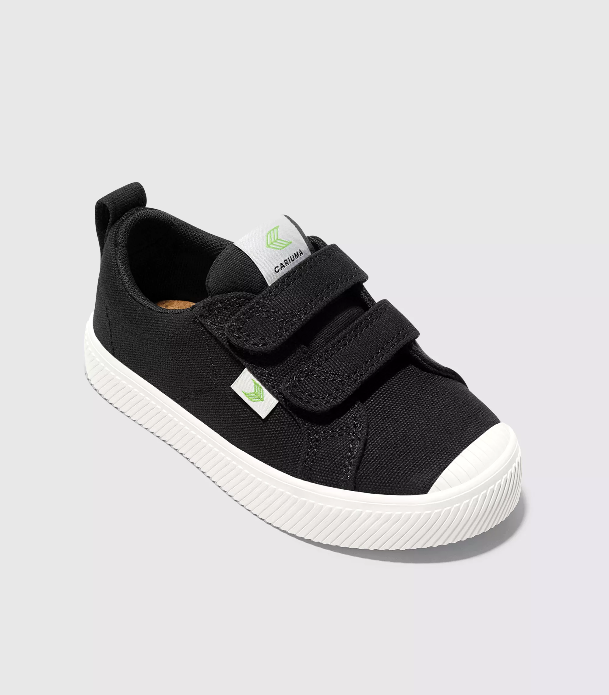 OCA Low Black Canvas Sneaker Kids