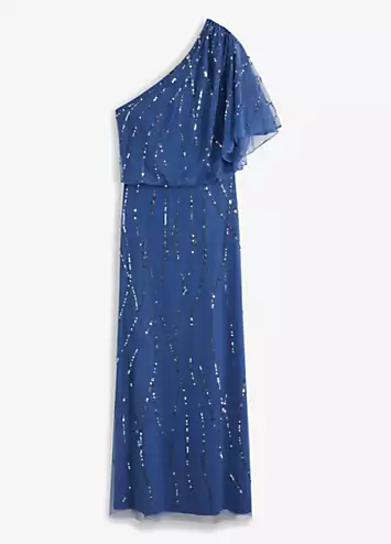 One Shoulder Party Maxi Dress by bonprix | Look Again