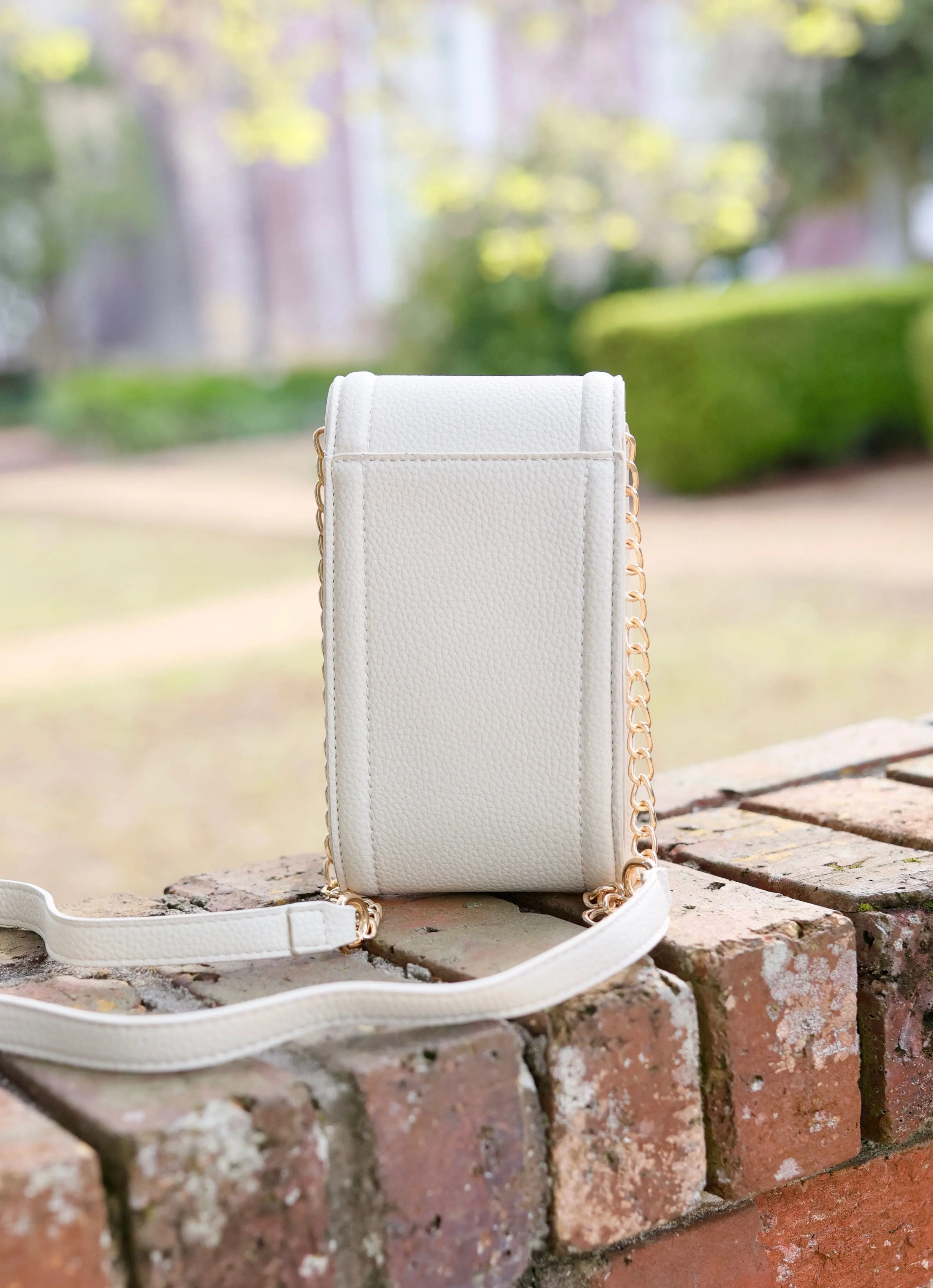 Paige Cell Phone Crossbody CREAM