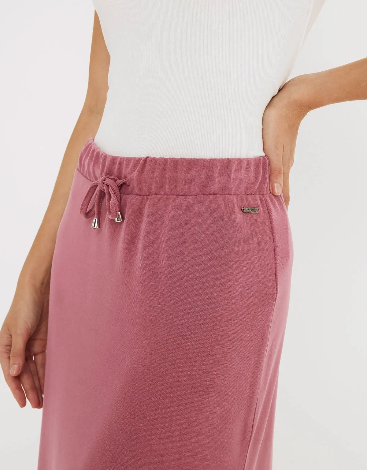 Pink Midi Skirt - Claudina