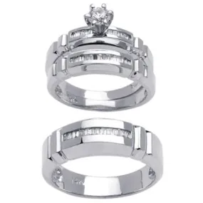 Platinum Wedding Set - 07SS15