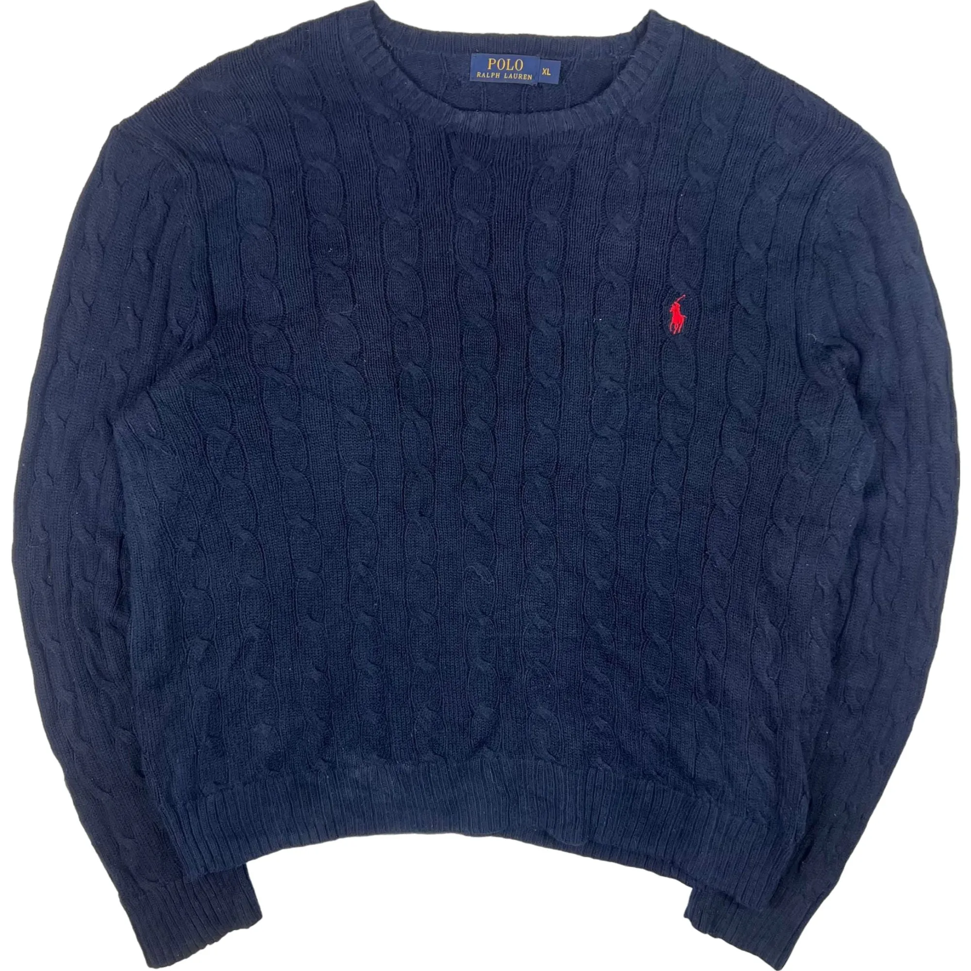 Polo Ralph Lauren Cable Knit Sweater Navy