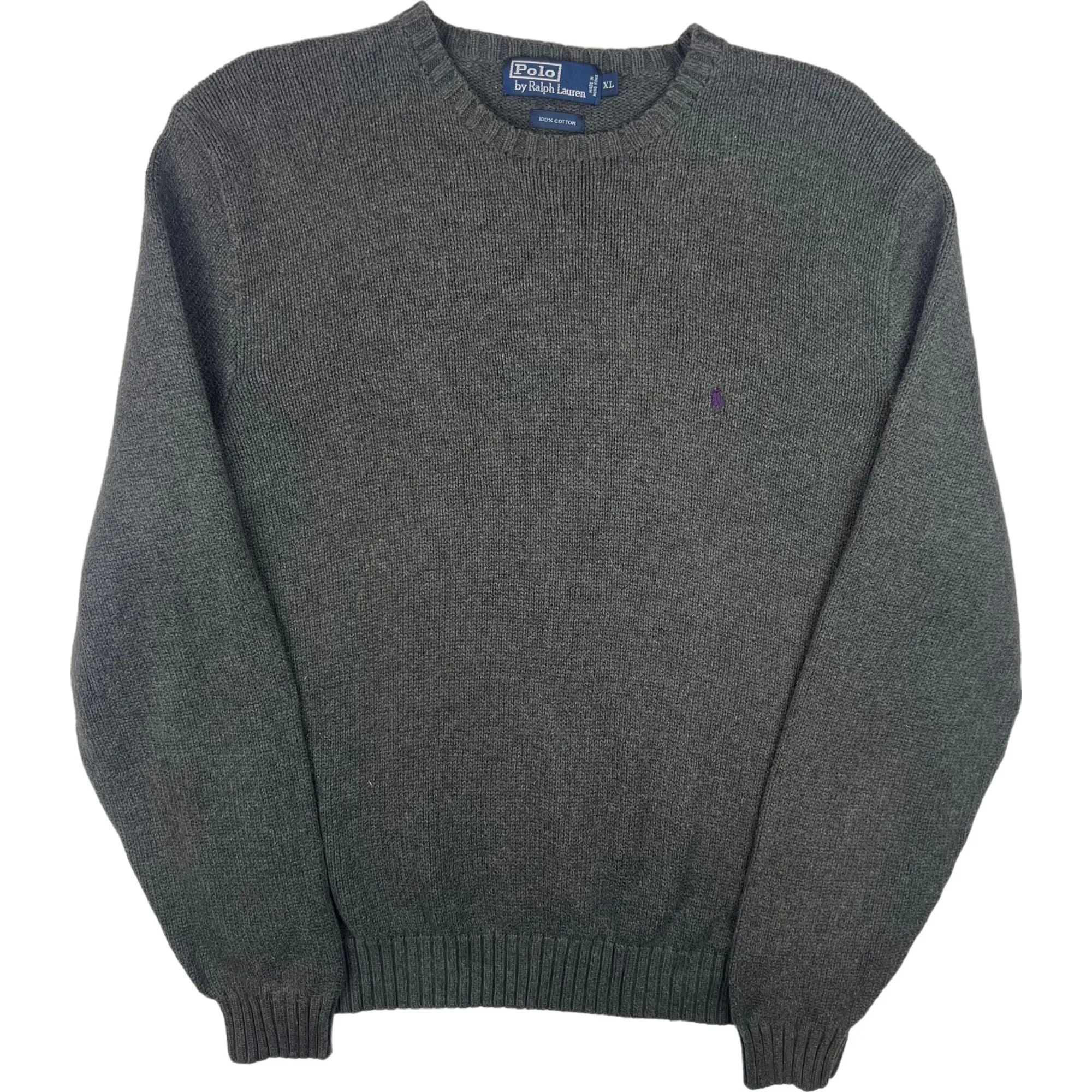 Polo Ralph Lauren Roundneck Knitted Sweater Grey