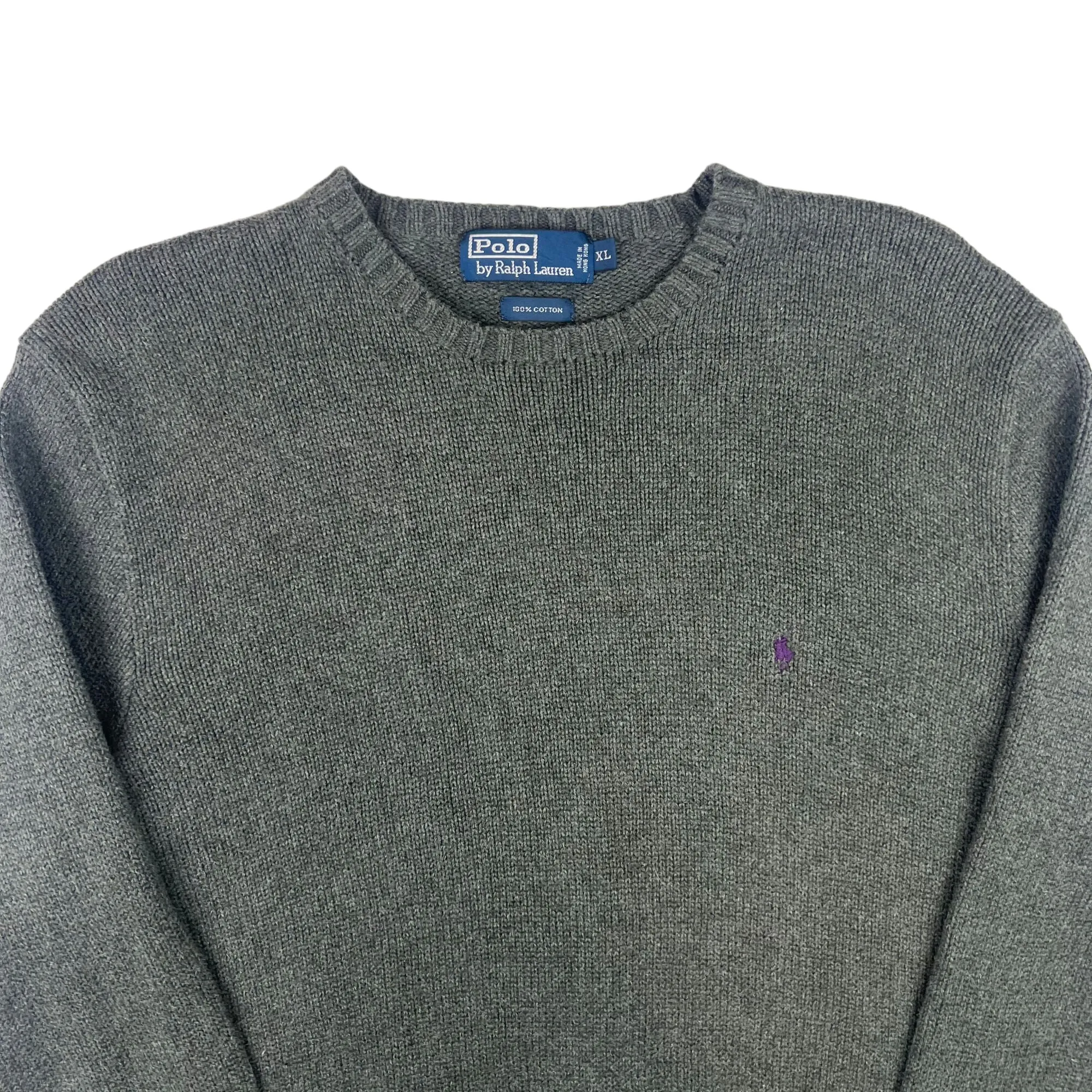 Polo Ralph Lauren Roundneck Knitted Sweater Grey