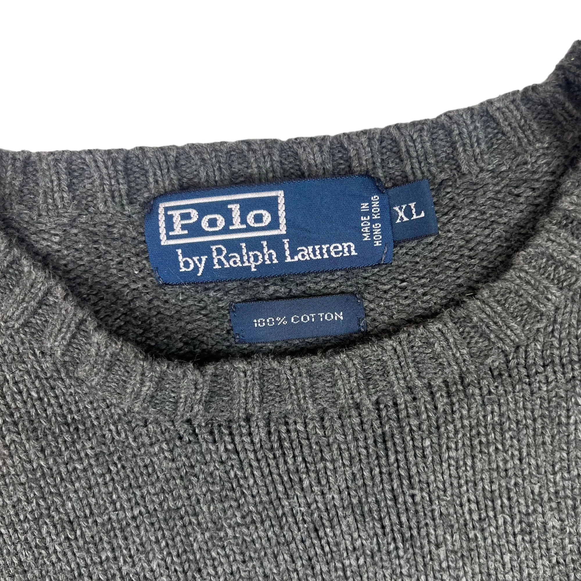 Polo Ralph Lauren Roundneck Knitted Sweater Grey