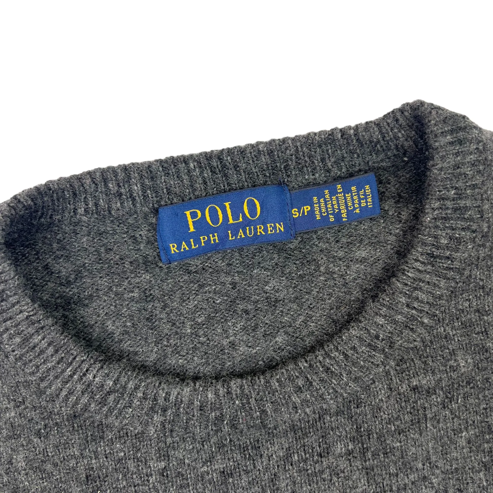 Polo Ralph Lauren Wool Knitted Sweater Grey