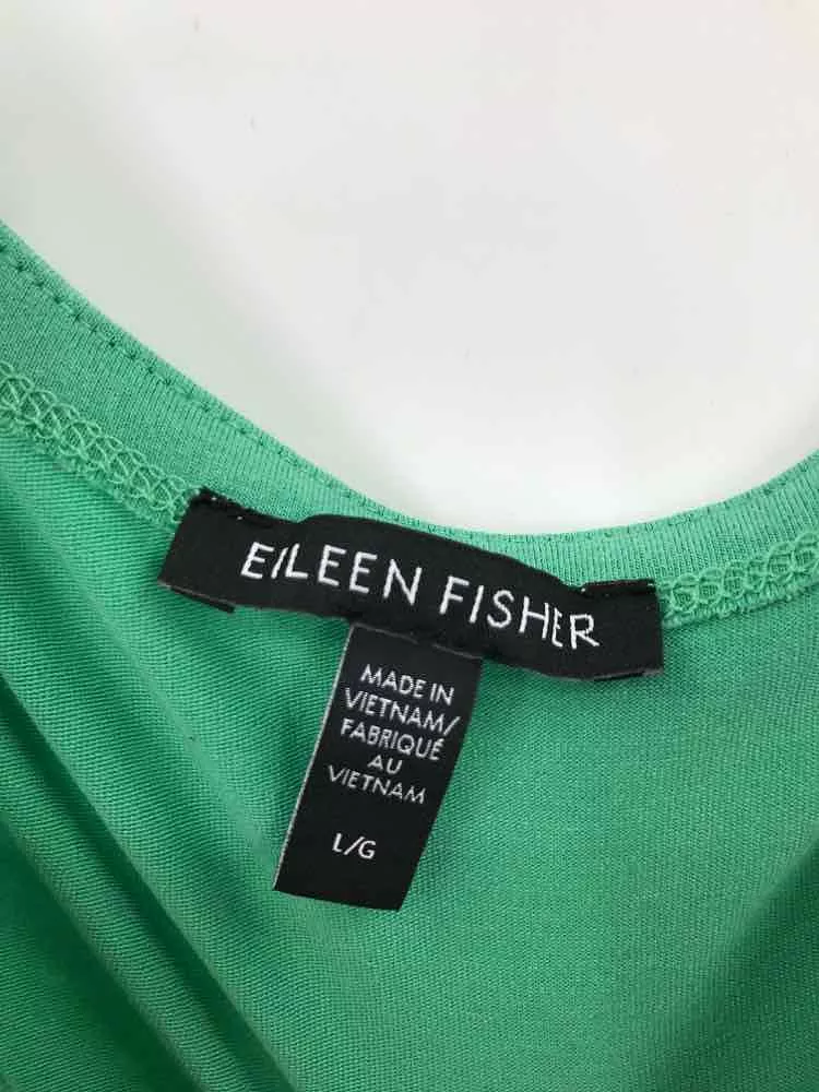 Pre-Owned Eileen Fisher Green Size Large T-shirt