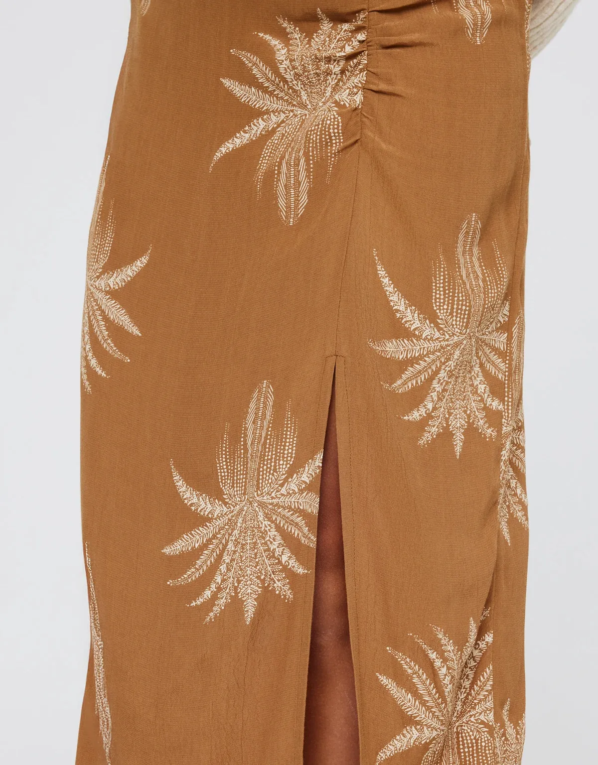 Printed Midi Skirt - Ninat