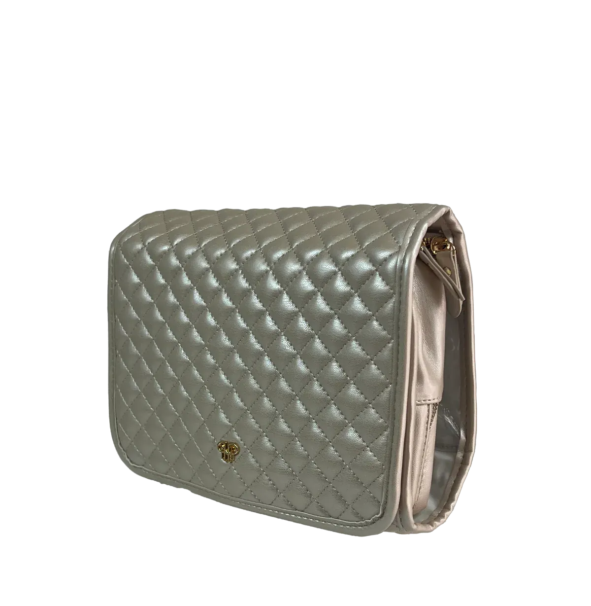 PurseN Getaway Toiletry Case - Pearl Quilted