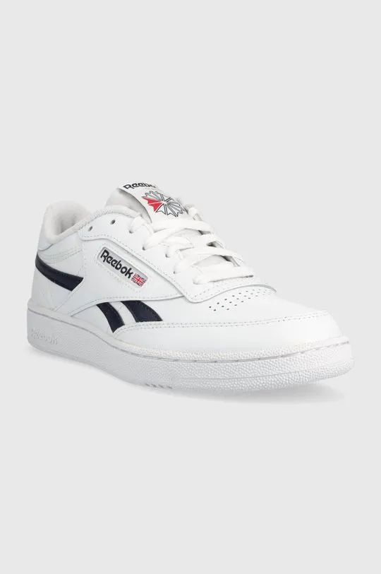 Reebok Classic leather sneakers CLUB C white color