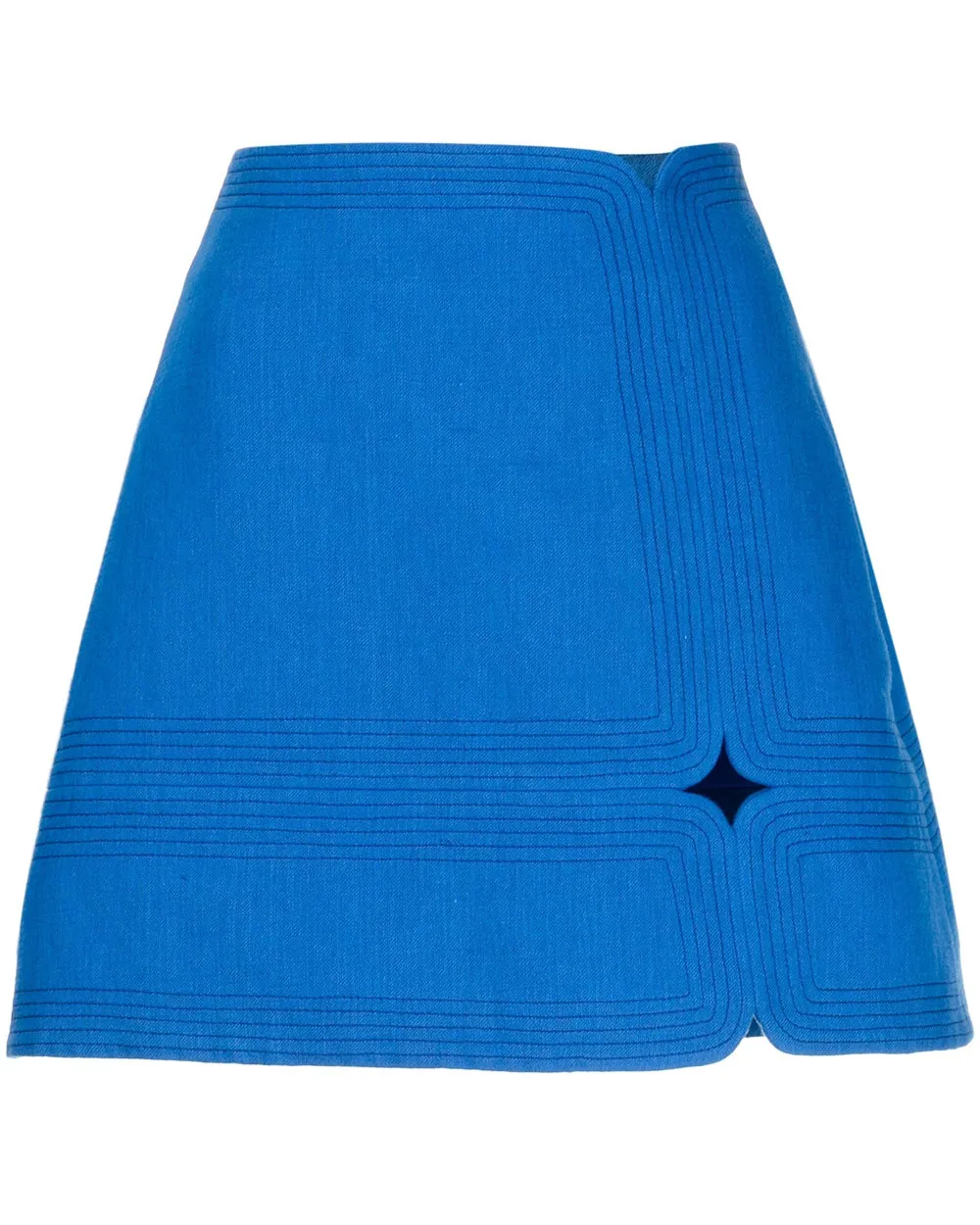 Regal Blue Briar Mini Skirt