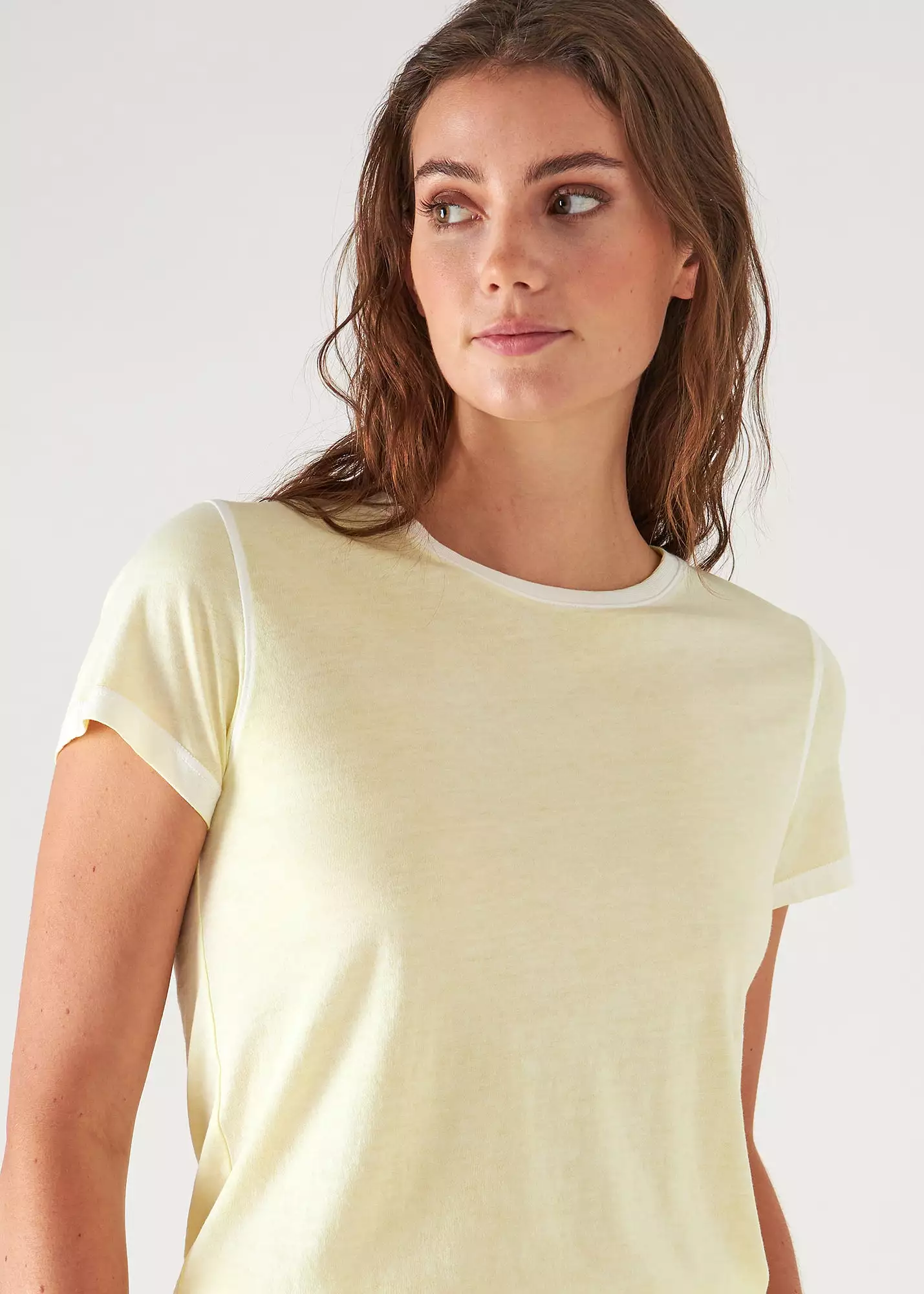 REVERSE SPRAY LIGHTWEIGHT PIMA COTTON T-SHIRT