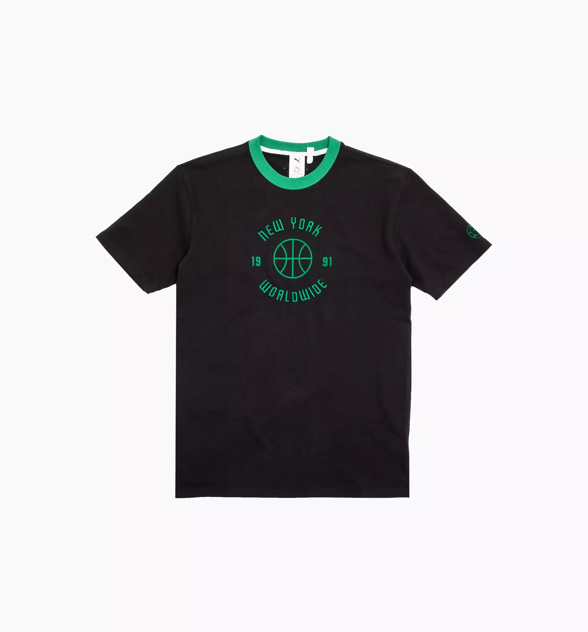 Rhuigi Graphic Mens Short Sleeve Shirt - Black/Green