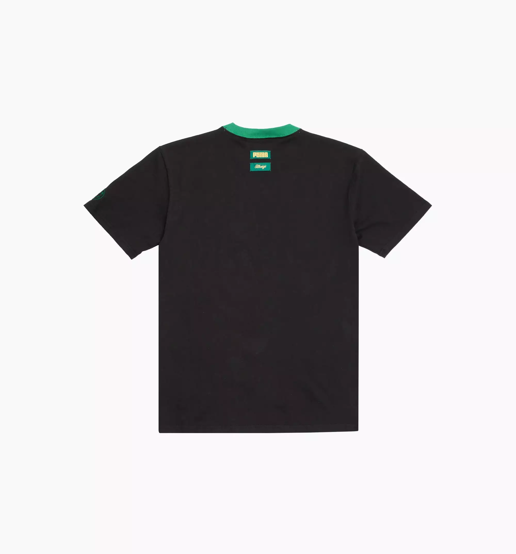 Rhuigi Graphic Mens Short Sleeve Shirt - Black/Green