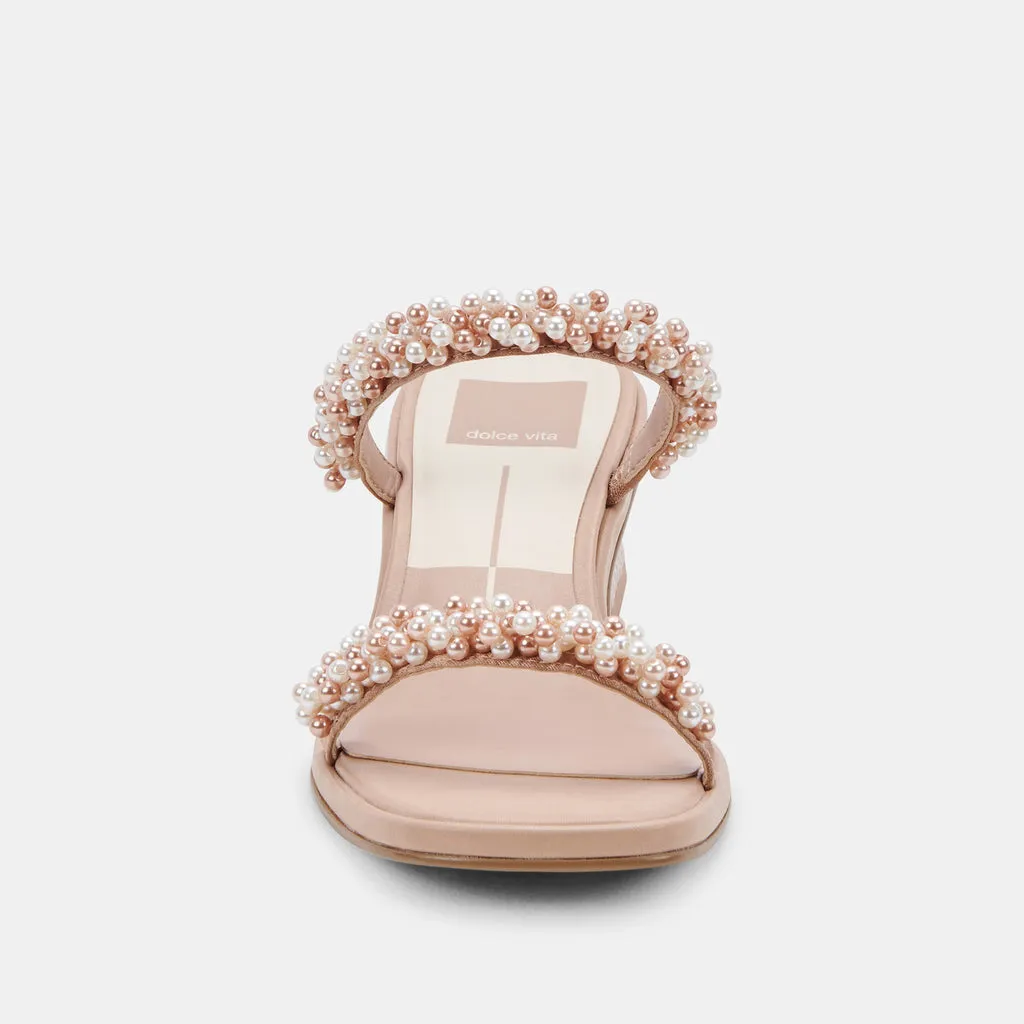 RIVER PEARL HEELS BLUSH MULTI PEARLS– Dolce Vita 6734319222850