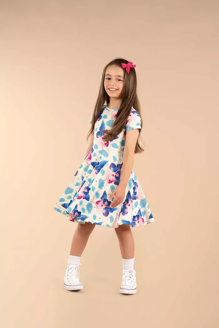 Rock Your Baby Fairy Girls Waisted Dress