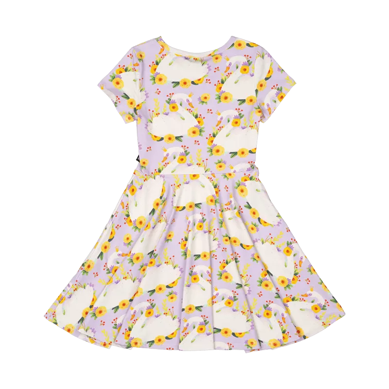 Rock Your Baby Princess Swan Waisted Dress