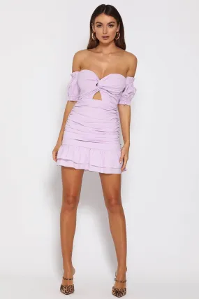 ----Runaway   ----the Label Prom Party Mini Dress - Purple ---