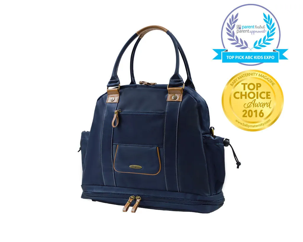 Sail Away Satchel - Nautical Navy