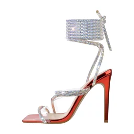 Sandals Queen Chrystal (Red)