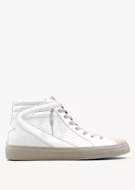 SHU SHOP Rooney White Snake Sneaker