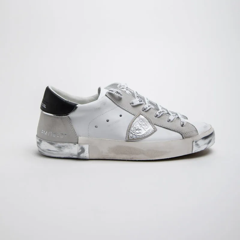 Sneakers paris prsx l d FOXY LAMINE BLANC ARGENT