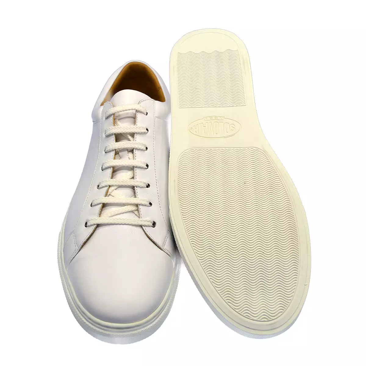 SOLOVAIR Sneaker- White Calf