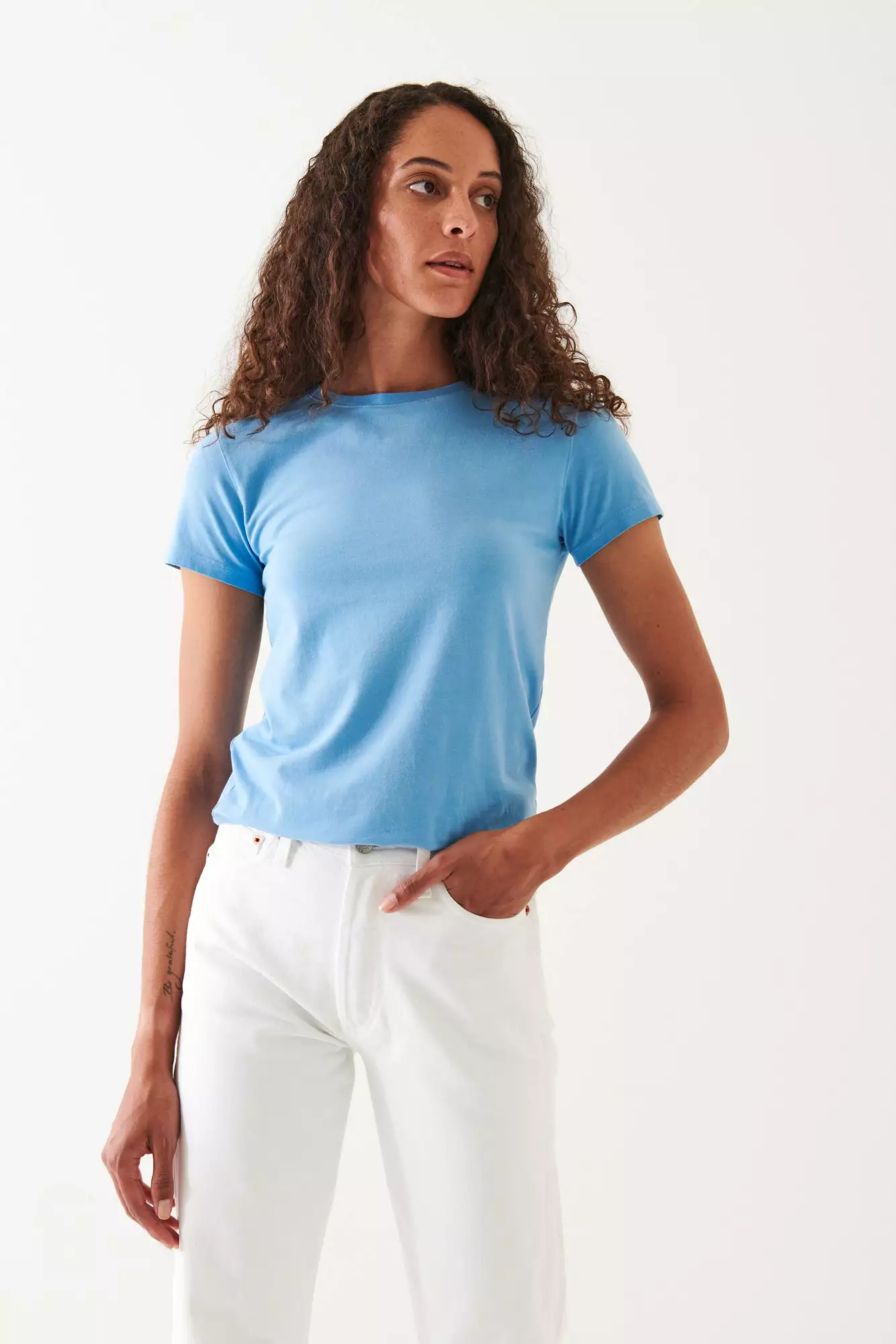 SUBLIME REACTIVE PIMA COTTON STRETCH SLIM T-SHIRT