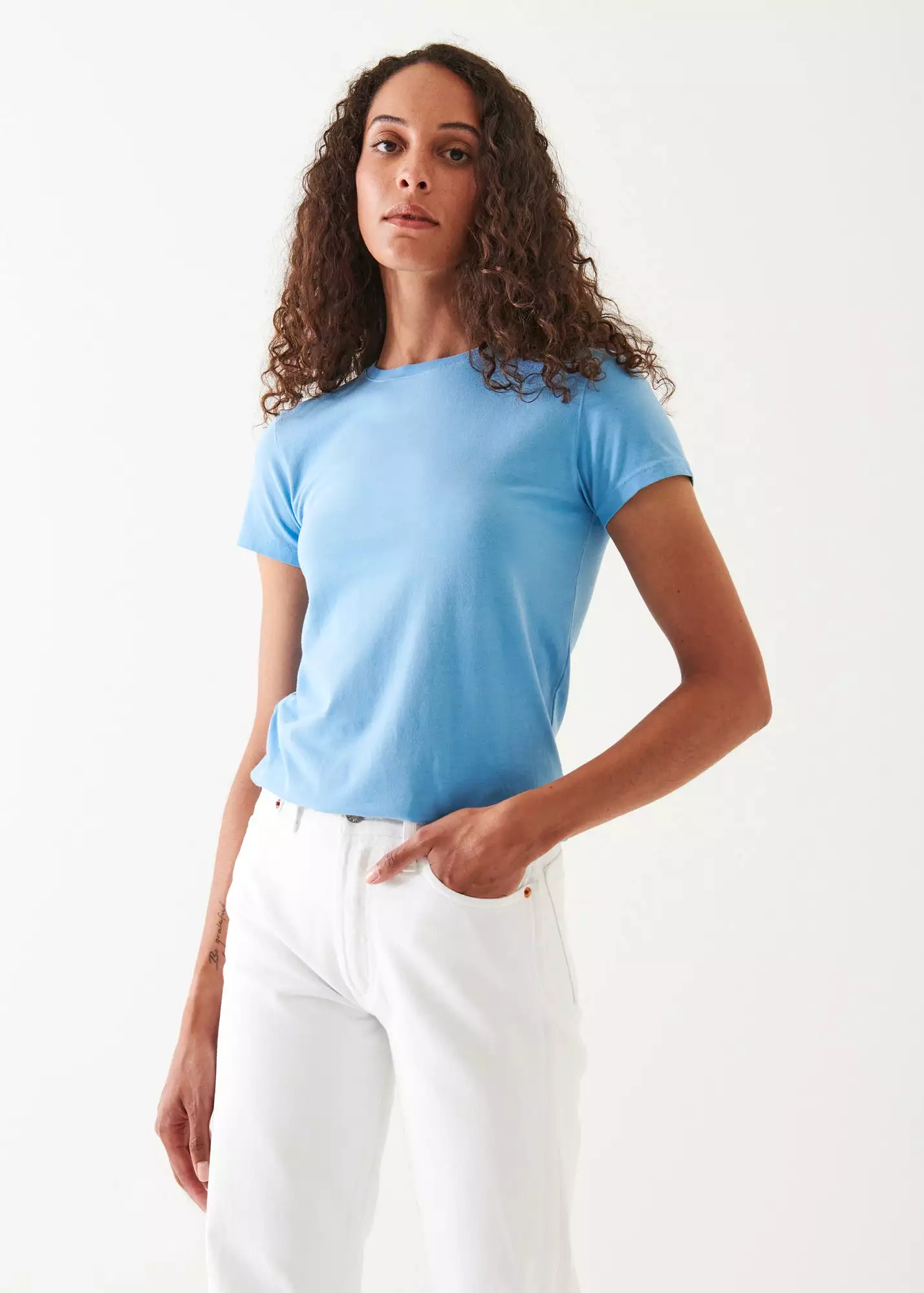 SUBLIME REACTIVE PIMA COTTON STRETCH SLIM T-SHIRT