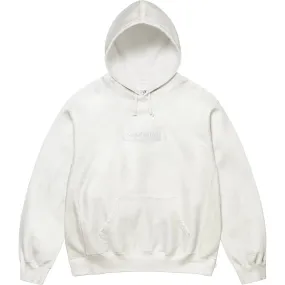 Supreme MM6 Maison Margiela Foil Box Logo Hooded Sweatshirt White