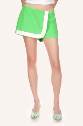 Terrycloth Skort - Palm Green