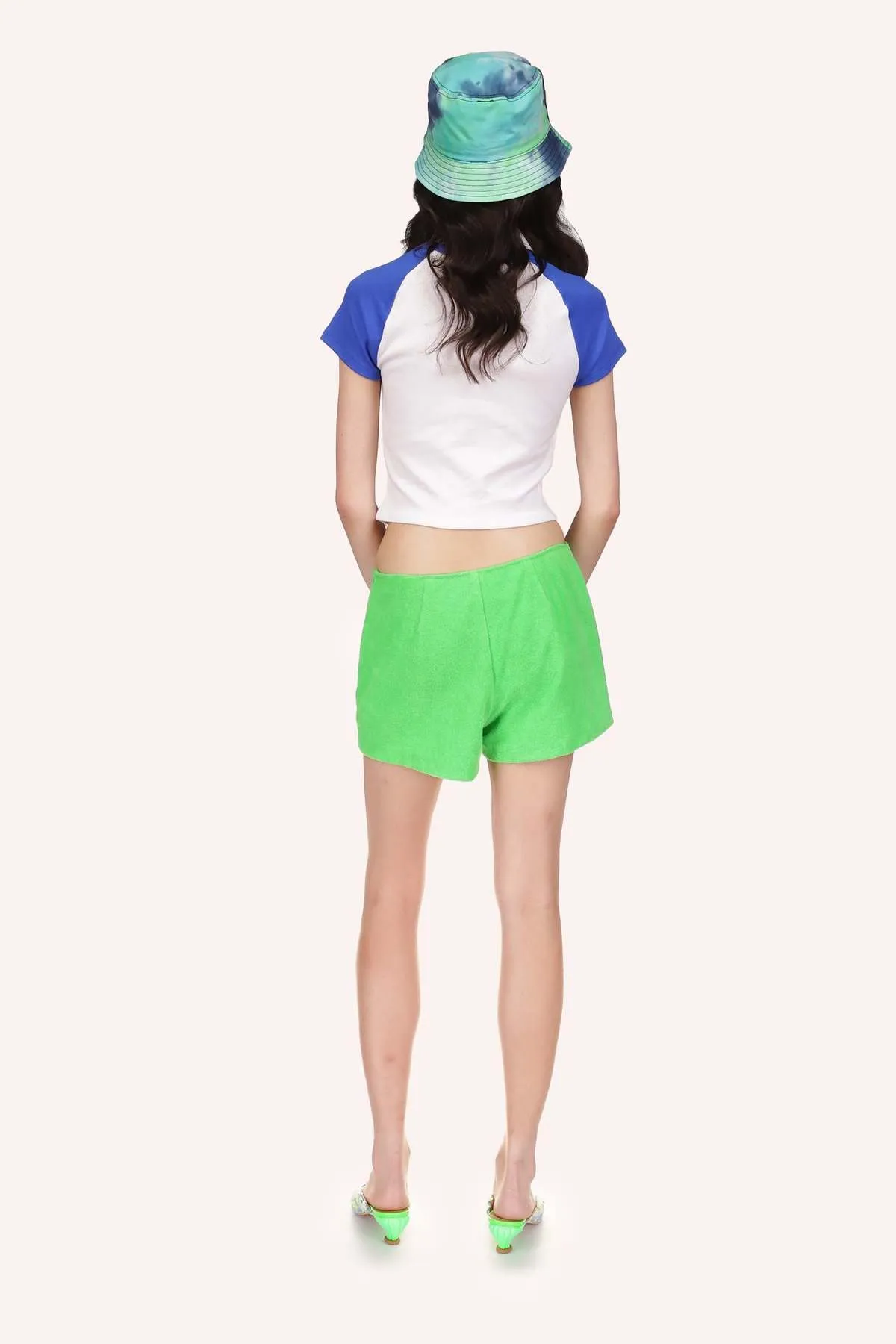 Terrycloth Skort - Palm Green