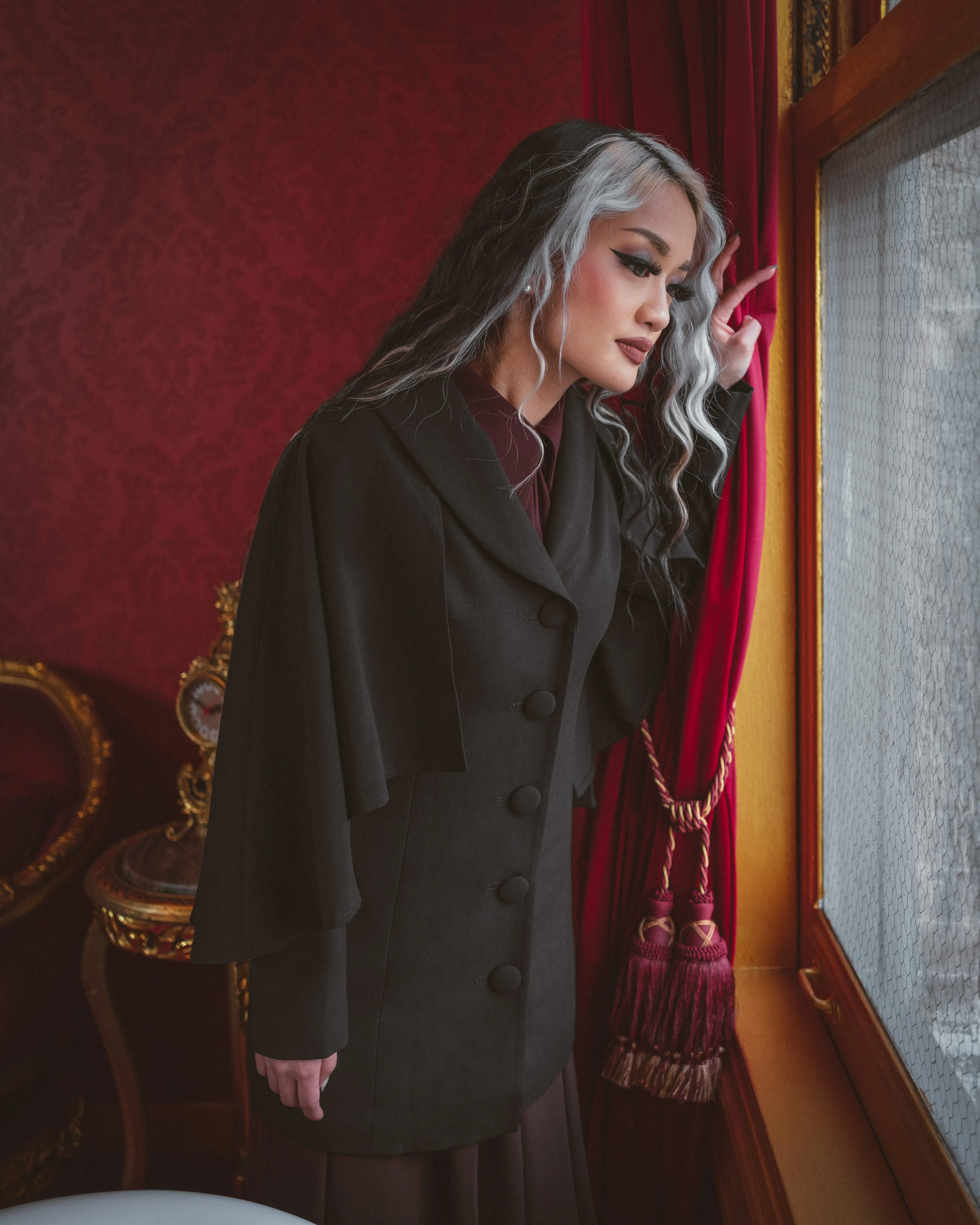 The Nevermore Caped Coat